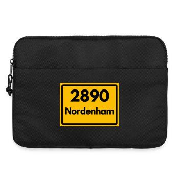 ANCIEN CODE POSTAL RÉTRO 2890 NORDENHAM – WESER - Sacoche pour ordinateur portable 15 pouces - noir - Devant