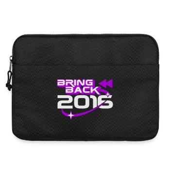 Bring 2016 Throwback Internet-Nostalgie zurück - Laptoptasche 15" - Schwarz - Vorne