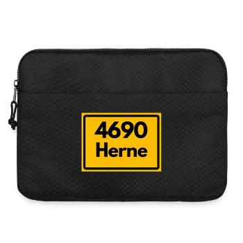 ALTE POSTLEITZAHL PLZ RETRO 4690 HERNE – NRW - Laptoptasche 15" - Schwarz - Vorne