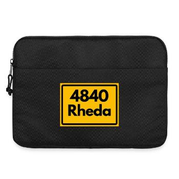 ALTE POSTLEITZAHL PLZ RETRO 4840 RHEDA  - Laptoptasche 15" - Schwarz - Vorne