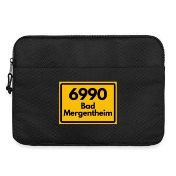 ANCIEN CODE POSTAL RETRO 6990 BAD MERGENTHEIM - Sacoche pour ordinateur portable 15 pouces - noir - Devant