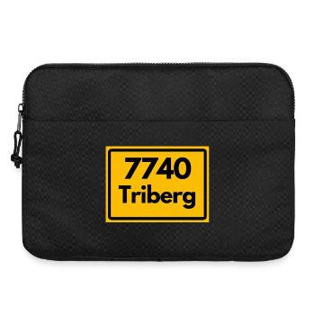 ANCIEN CODE POSTAL RÉTRO 7740 TRIBERG HEIMAT - Sacoche pour ordinateur portable 15 pouces - noir - Devant