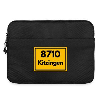 ALTE POSTLEITZAHL PLZ 8710 KITZINGEN HEIMATSTOLZ - Laptoptasche 15" - Schwarz - Vorne