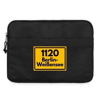 ALTE POSTLEITZAHL PLZ RETRO 1120 BERLIN WEISSENSEE - Laptoptasche 15" - Schwarz - Vorne