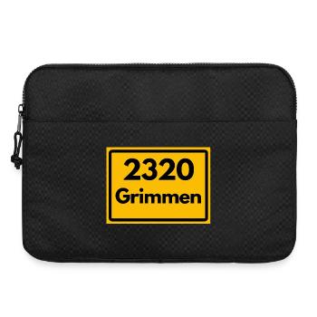 OLD POSTCODE POSTCODE RETRO 2320 GRIMMEN HEIMAT - Laptop bag 15" - black - Front