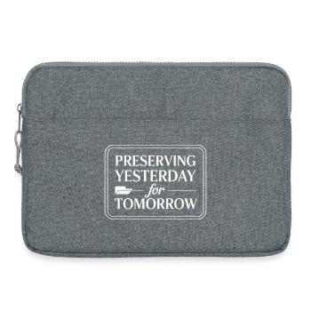 Preserving Yesterday for Tomorrow - Laptop bag 15" - heather grey - Front
