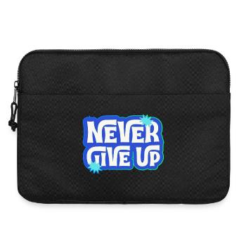 N’abandonne jamais, tu peux le faire ! - Sacoche pour ordinateur portable 15 pouces - noir - Devant