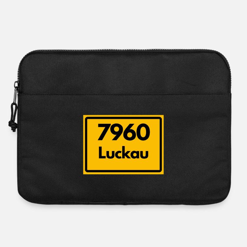 ALTE POSTLEITZAHL PLZ, BRANDENBURG 7960 LUCKAU - Laptoptasche 15" - Schwarz