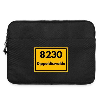OLD POSTCODE ZIP CODE 8230 DIPPOLDISWALDE SAXONY - Laptop bag 15" - black - Front
