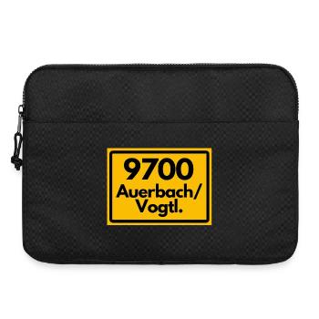 ANCIEN CODE POSTAL 9700 AUERBACH/VOGTL. SAXONY - Sacoche pour ordinateur portable 15 pouces - noir - Devant