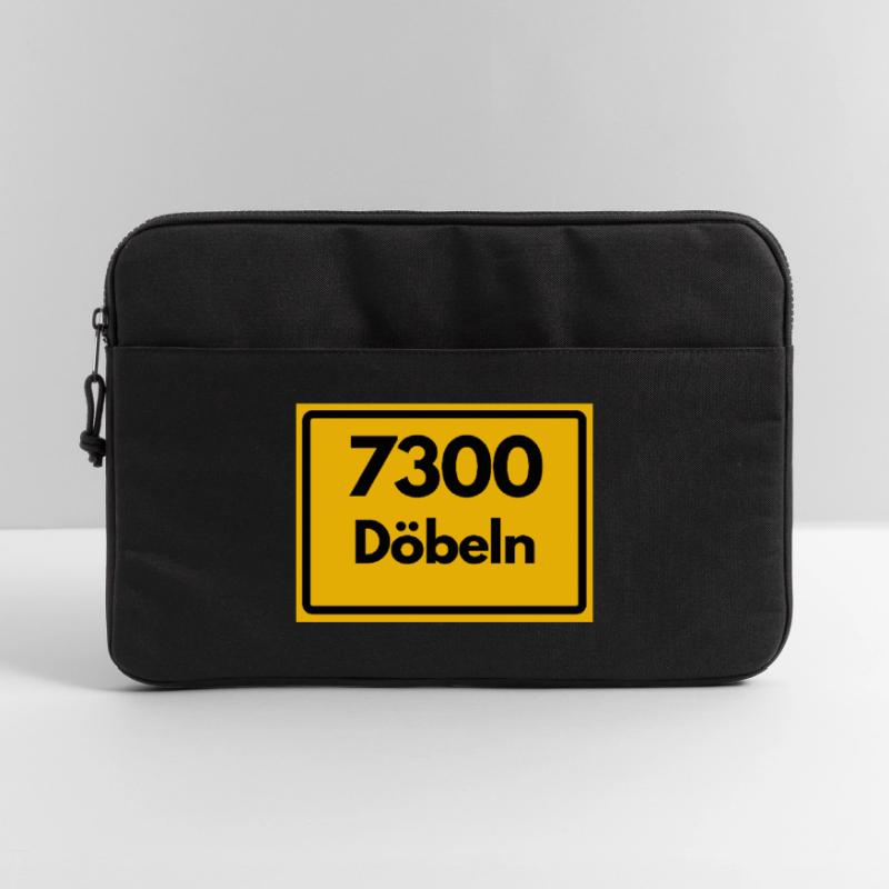 ANCIEN CODE POSTAL 7300 DÖBELN SAXE, DDR OSTALGIE Sacoche pour ordinateur portable 15 pouces