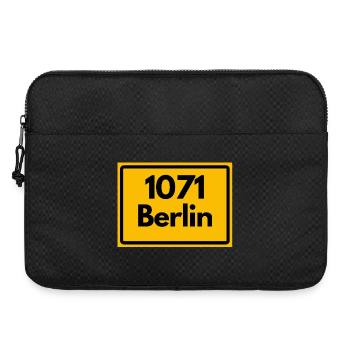ALTE POSTLEITZAHL PLZ BERLIN 1071 BERLIN OSTALGIE - Laptoptasche 15" - Schwarz - Vorne