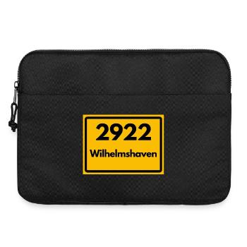 ALTE POSTLEITZAHL 2922 PLZ 26382 WILHELMSHAVEN  - Laptoptasche 15" - Schwarz - Vorne