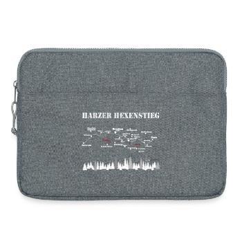 Harzer Hexenstieg - Laptoptasche 15" - Grau meliert - Vorne