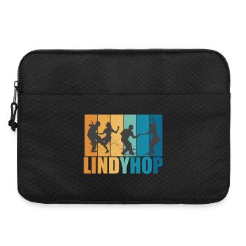Lindy Hop Vintage Retro Dancer Lindyhop Gift - Laptop bag 15" - black - Front
