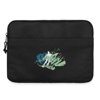Fußball Cooles Design für echte Fußballspieler - Laptoptasche 15" - Schwarz - Vorne