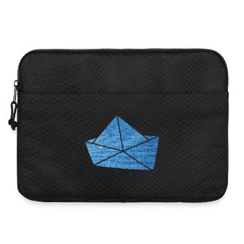 Paper Boat Jeans Boat Ship Holiday Lake Sea Fan - Sacoche pour ordinateur portable 15 pouces - noir - Devant