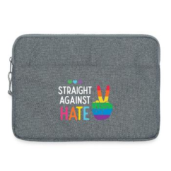 LGBT Pride Month - Direkt gegen Hass - Laptoptasche 15" - Grau meliert - Vorne