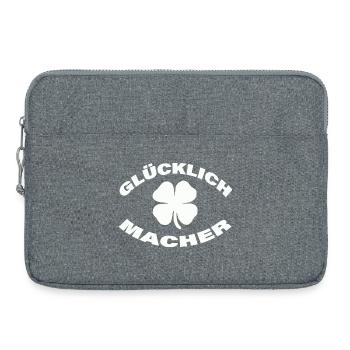 FAISEUR DE BONHEUR - Sacoche pour ordinateur portable 15 pouces - gris chiné - Devant