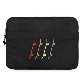 Skateboards Retro Look - Laptop bag 15" - black - Front