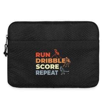 Laufen Dribbeln Punkten Wiederholen - Laptoptasche 15" - Schwarz - Vorne