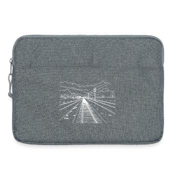 Railway - Laptop bag 15" - heather grey - Front