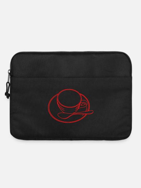 Kaffeeliebhaber - Laptoptasche 15" - Schwarz