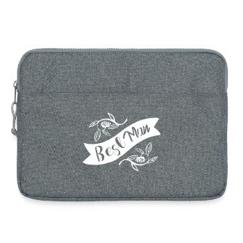 Hochzeit Hochzeitstag Jahrestag Wedding Sprüche - Laptoptasche 15" - Grau meliert - Vorne