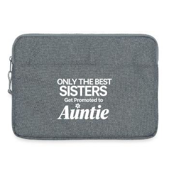 Sisters to Auntie Promotion - Laptop bag 15" - heather grey - Front