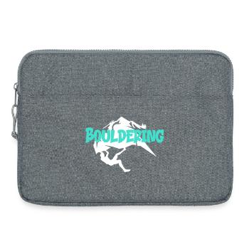 Boulder Bouldern Bouldering - Laptop bag 15" - heather grey - Front