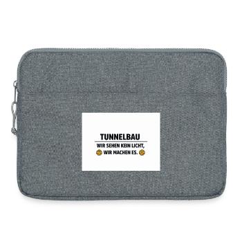Tunnel Lichtmacher - Sacoche pour ordinateur portable 15 pouces - gris chiné - Devant
