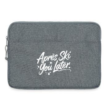 Après Ski you later - Laptoptasche 15" - Grau meliert - Vorne
