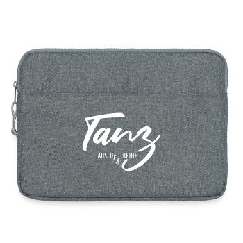 Dance out of line – Be different and unique - Laptop bag 15" - heather grey - Front