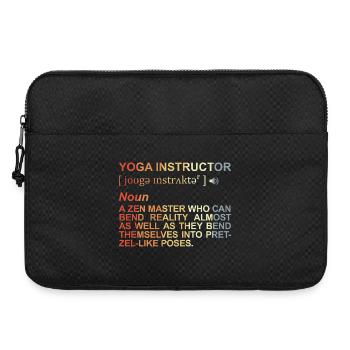 Yoga Teacher Term - Laptop bag 15" - black - Front