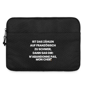 German-French-Rhyme 1 (Ver. A) - Laptop bag 15" - black - Front