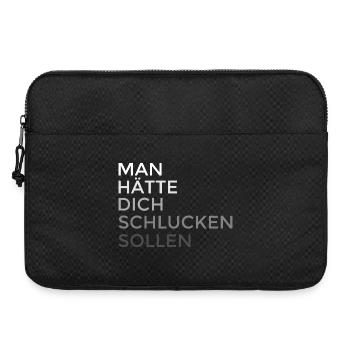 You should have been swallowed - Laptop bag 15" - black - Front