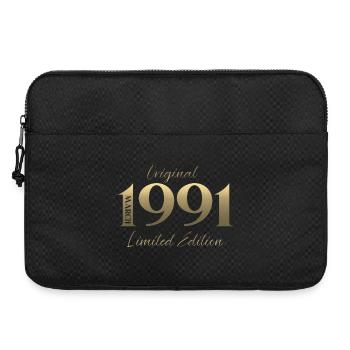 Cadeau pour le 35e anniversaire Mari Épouse Mars 1991 - Sacoche pour ordinateur portable 15 pouces - noir - Devant
