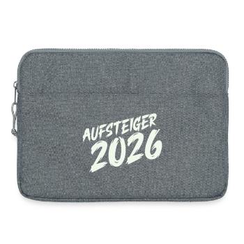 Aufsteiger 2026 Design - Laptoptasche 15" - Grau meliert - Vorne