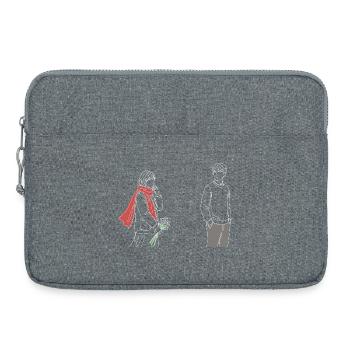 Drame coréen K-Drama Lover Kdrama - Sacoche pour ordinateur portable 15 pouces - gris chiné - Devant