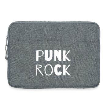 Punkrock Mutige Typografie - Laptoptasche 15" - Grau meliert - Vorne