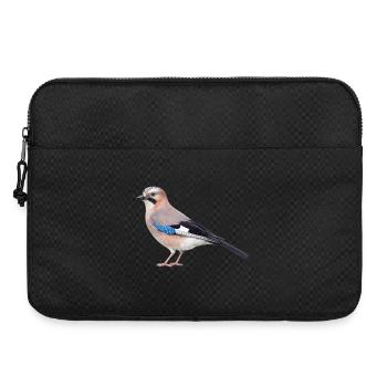 Realistischer Eichelhäher - Laptoptasche 15" - Schwarz - Vorne