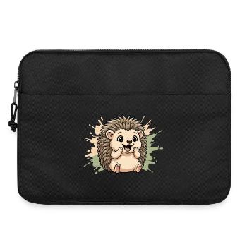 Hérisson câlin sur un vaporisateur pastel - Sacoche pour ordinateur portable 15 pouces - noir - Devant
