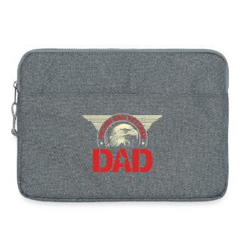 Veterans Day Für Republikaner Dad - Laptoptasche 15" - Grau meliert - Vorne
