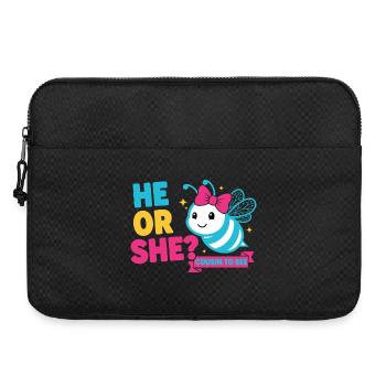 Révélation du sexe Cousin à Bee Baby Shower - Sacoche pour ordinateur portable 15 pouces - noir - Devant