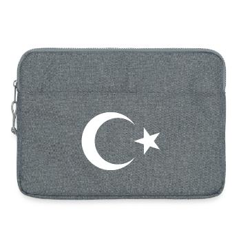 TÜRKEI TÜRKIYE TÜRKISCHE Europa Sport Fan - Laptoptasche 15" - Grau meliert - Vorne