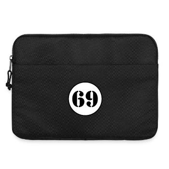 NUMÉRO 69 Soixante-neuf anniversaires Cadeau - Sacoche pour ordinateur portable 15 pouces - noir - Devant