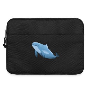 Schweinswal - Laptoptasche 15" - Schwarz - Vorne