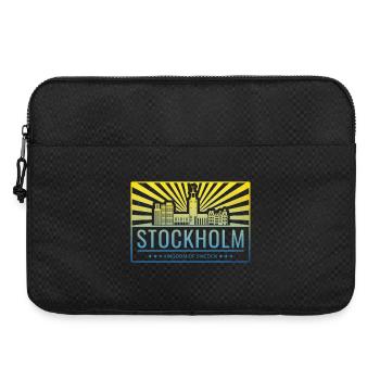 Royaume de Suède de la Skyline de Stockholm - Sacoche pour ordinateur portable 15 pouces - noir - Devant