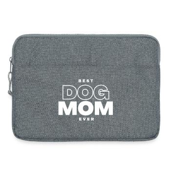Meilleure Maman Chien - Sacoche pour ordinateur portable 15 pouces - gris chiné - Devant