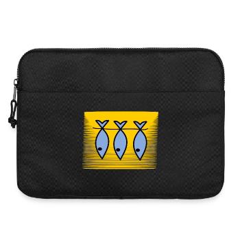 SARDINE. FISCH. APRILSCHERZ. OSTERN. MEER - Laptoptasche 15" - Schwarz - Vorne